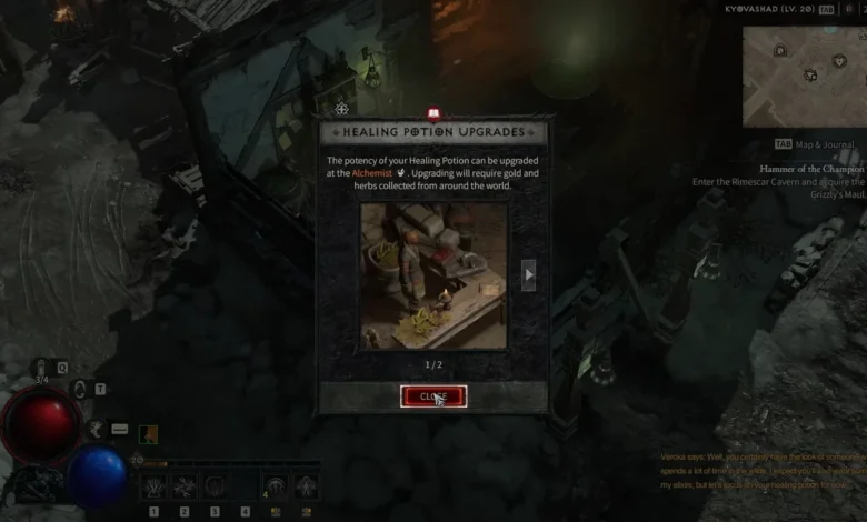 How To Upgrade Healing Potions For Survival In Diablo 4 Digiworthy