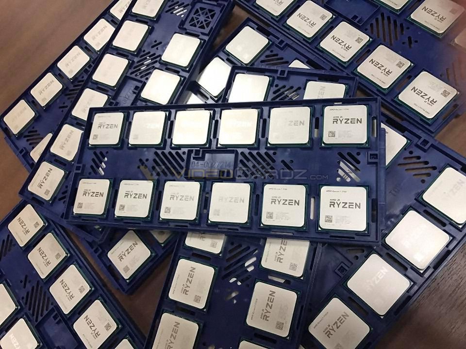 Ryzen CPUs pictured