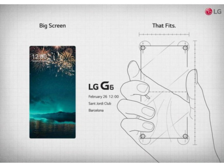 Leak shows Fully Assembled LG G6 Front Panel with Ultra-high screen-to-body ratio
