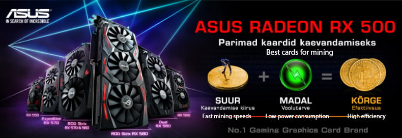 AMD GPUs out of stock, Asus Radeon RX 500 series