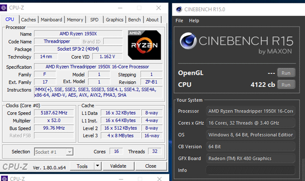 AMD Threadripper 1950X Overclocked on LN2