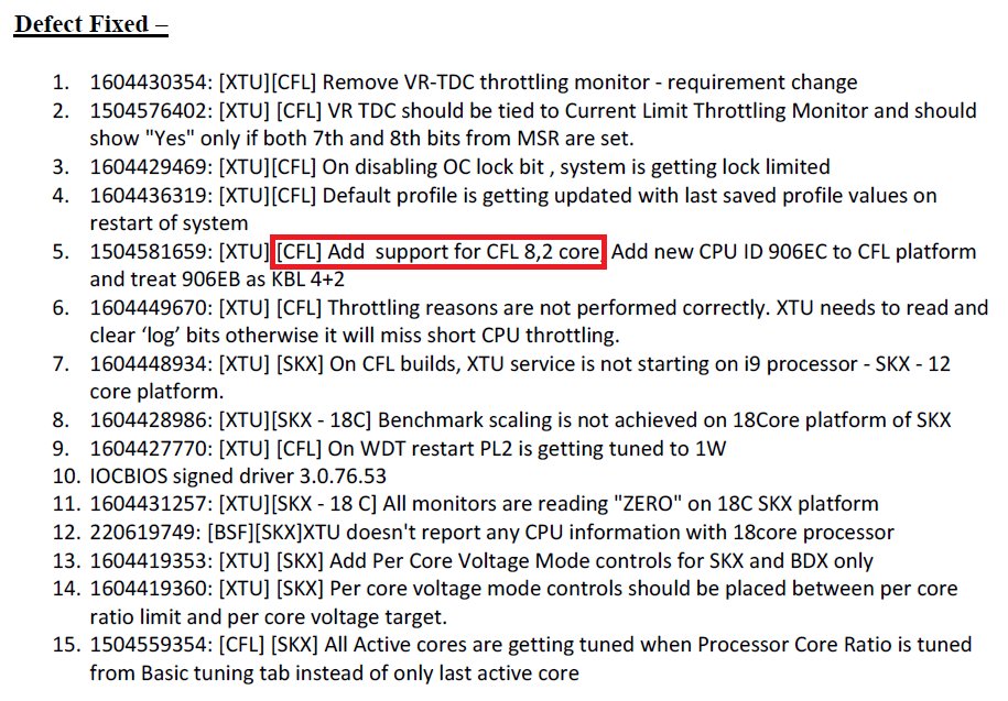 Intel 8-core Coffee Lake CPUs leaked