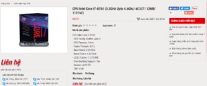 Intel Coffee Lake CPUs - Core i7-8700 pre-order