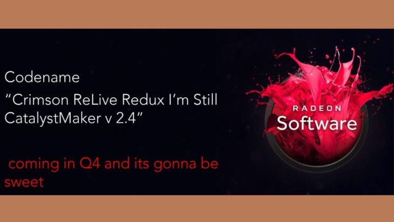 AMD’s new Crimson Relive Redux to bring OSD Performance Monitoring