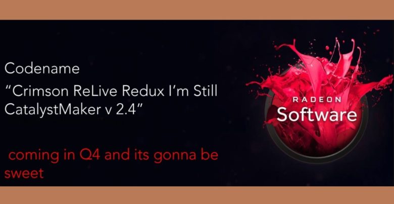 AMD Crimson Relive Redux driver update
