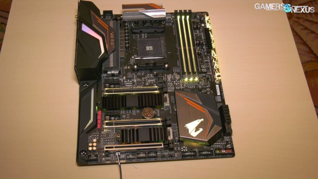 Gigabyte X470 Motherboard first look_2