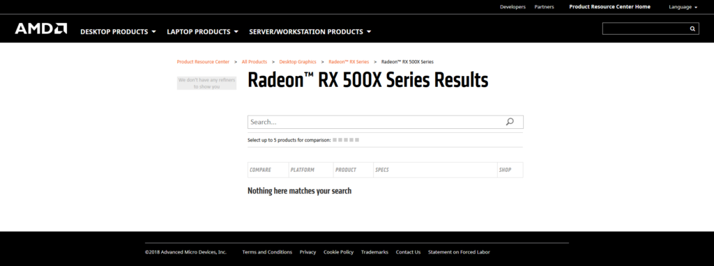 AMD Radeon RX 500 series spotted
