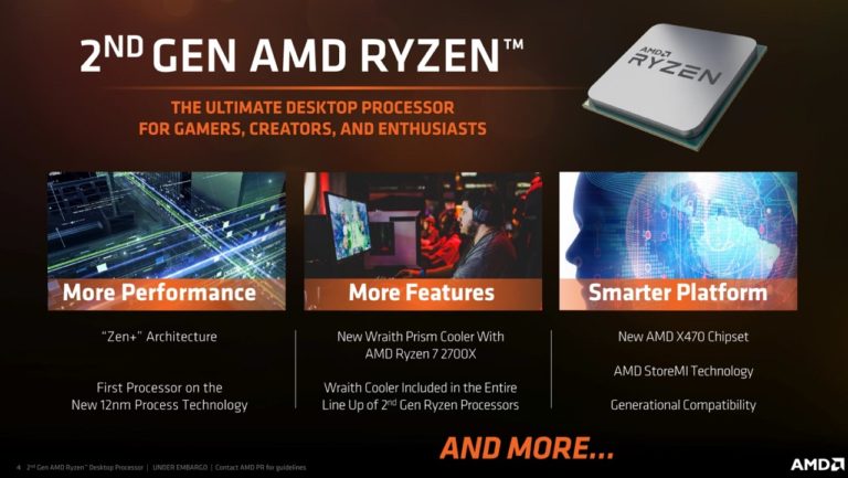 AMD Ryzen 2 CPUs and X470 Motherboards Now Up for Pre-order