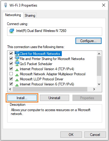 Reinstall TCP/IP to fix Network Protocols Missing error in Win 10