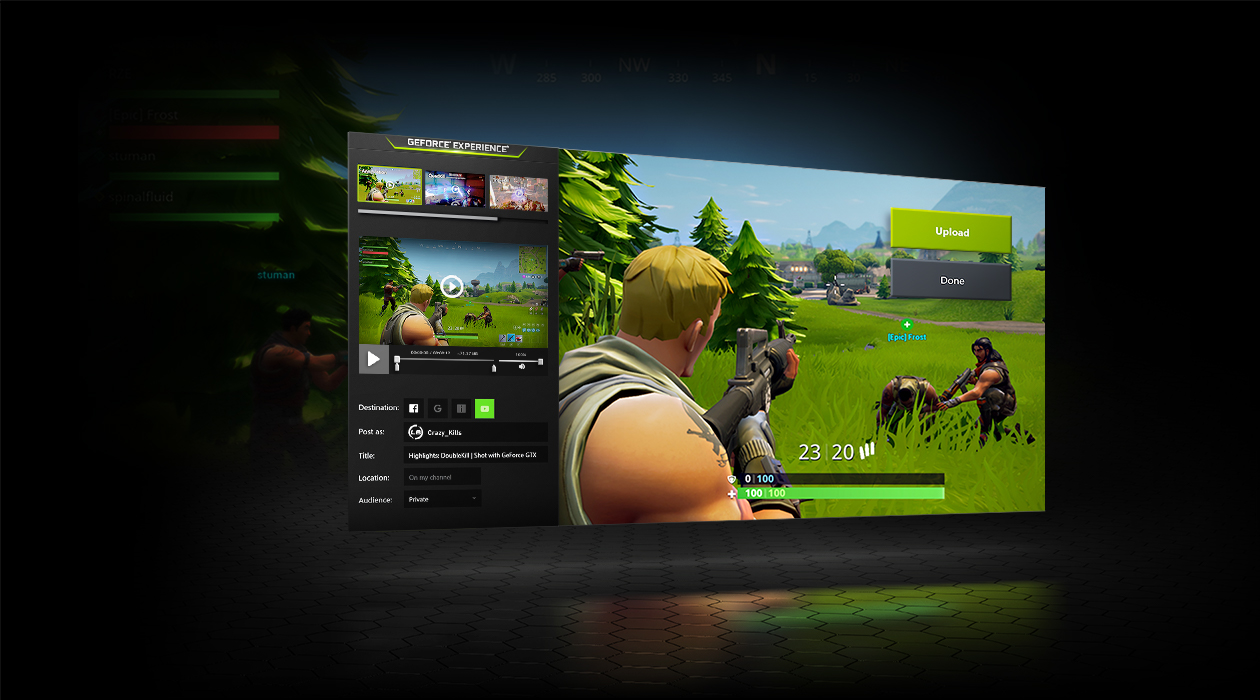 geforce experience not finding games windows 10