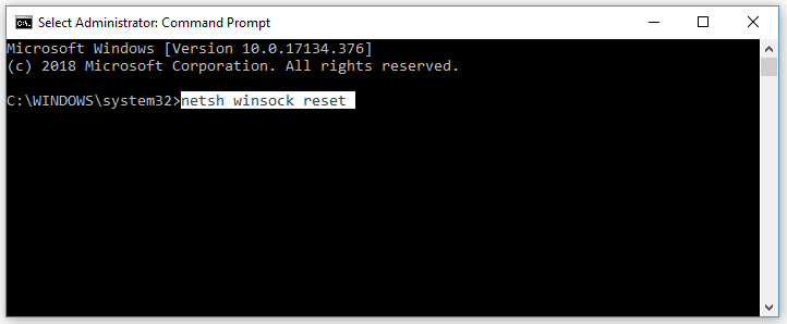 Reset Winsock - Fix Network Protocols missing