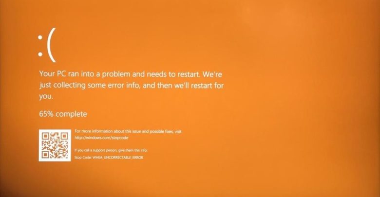 Fix Windows 10 Orange Screen of Death