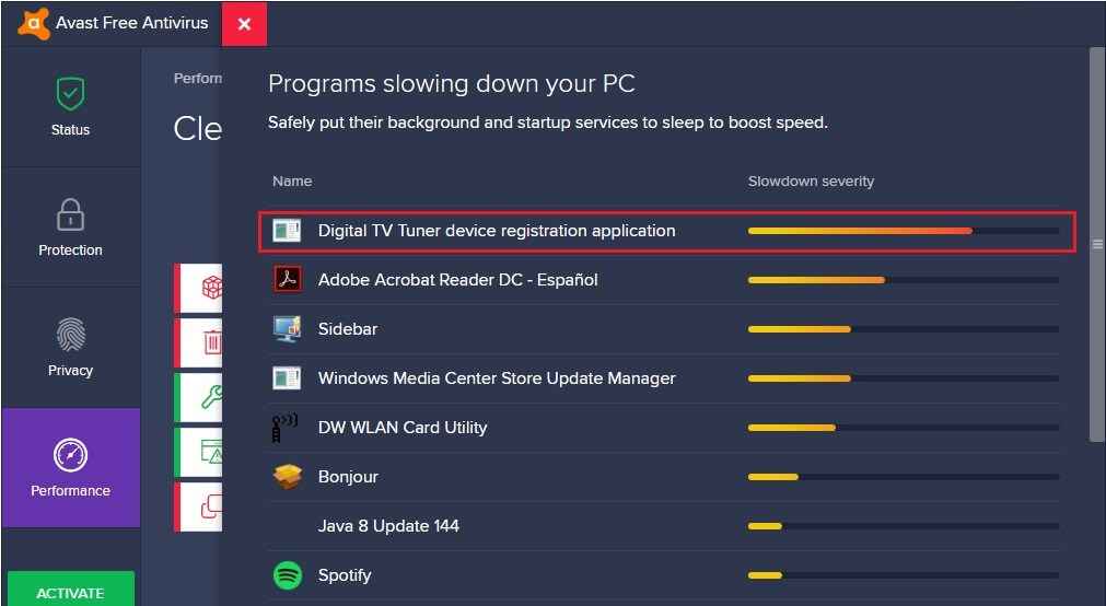 Fix Digital TV Tuner Device Registration Application