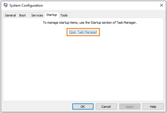 Open Task Manager