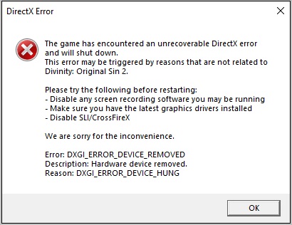 battlefront beta directx error