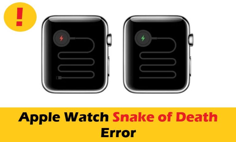 [Fixed] Apple Watch Green Snake of Death Error