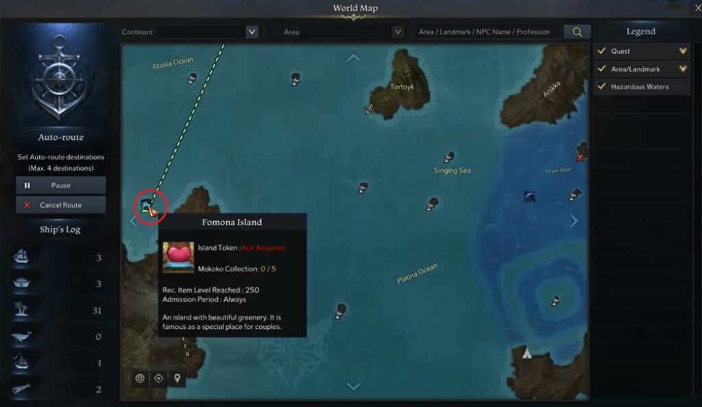 Lost Ark Tier 2 Island guide – Fomona Island
