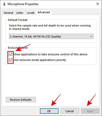 Configure Microphone Settings (3)