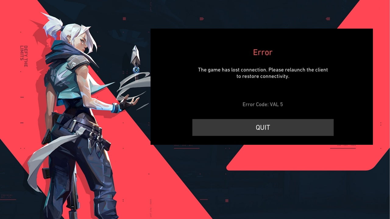 How to fix Valorant VAL 5 Error Code