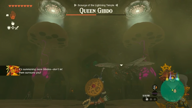 Phase 3 of beating the Queen Gibdo Boss in Zelda: Tears of the Kingdom
