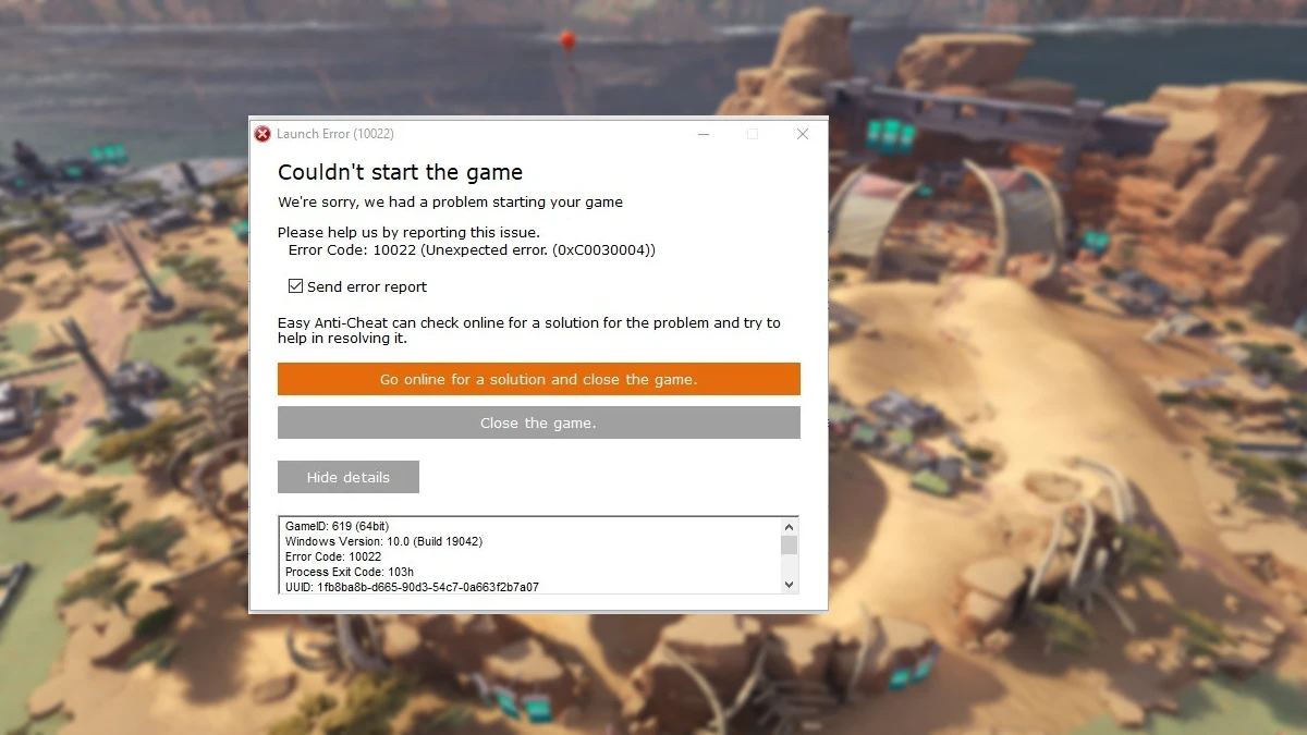 How to Fix Easy Anti-Cheat Error Code 10022
