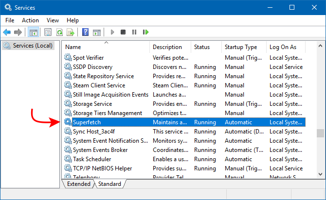 Fix ReadyBoot stopped error by restarting Superfetch