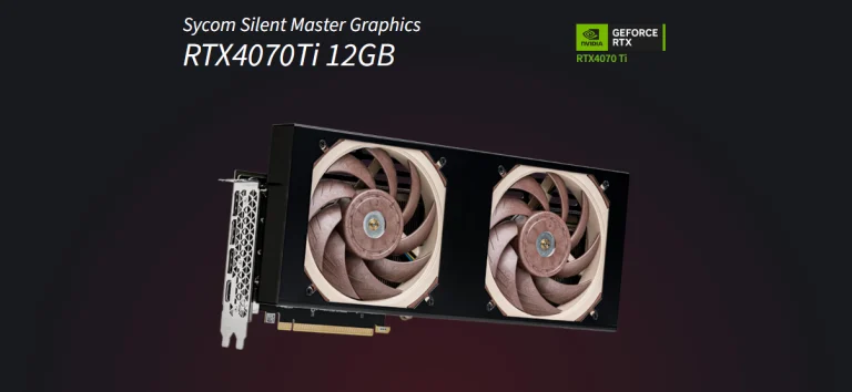 The Silent Powerhouse: Sycom’s GeForce RTX 4070 Ti Unveiled